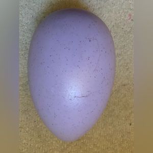 Medium purple Easter egg holiday decoration